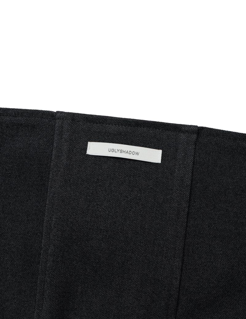 SOFT HOODED COAT(CHARCOAL)