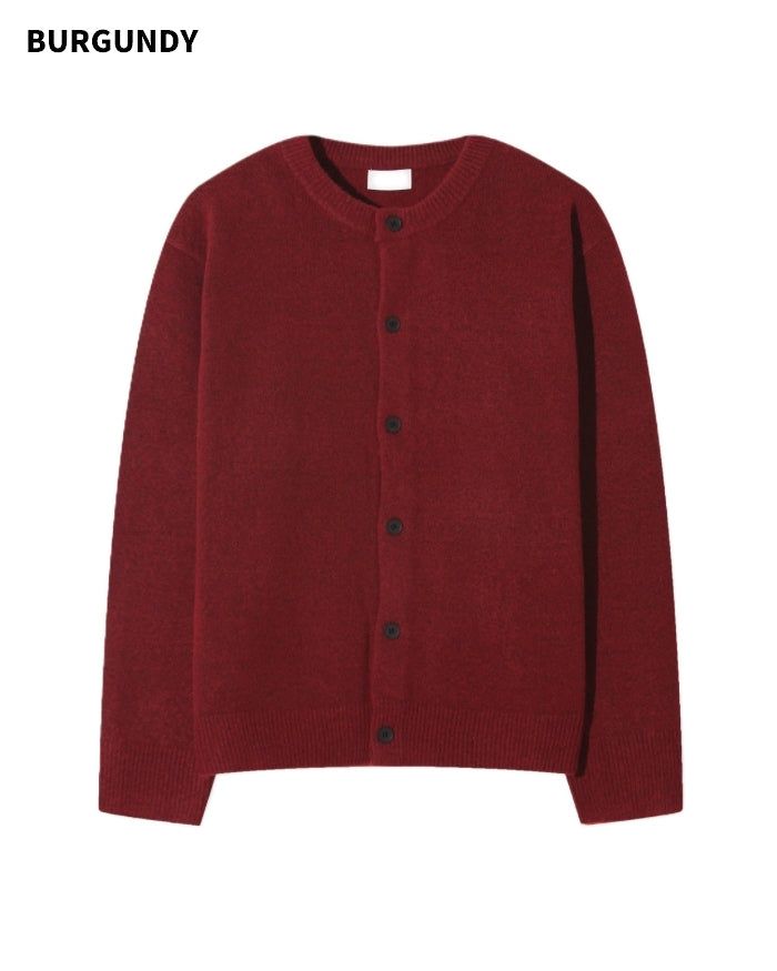 (UNISEX) Wool-Blend Knit Cardigan
