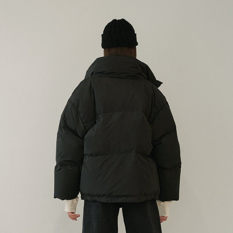 CASUAL PADDED JACKET (BLACK)