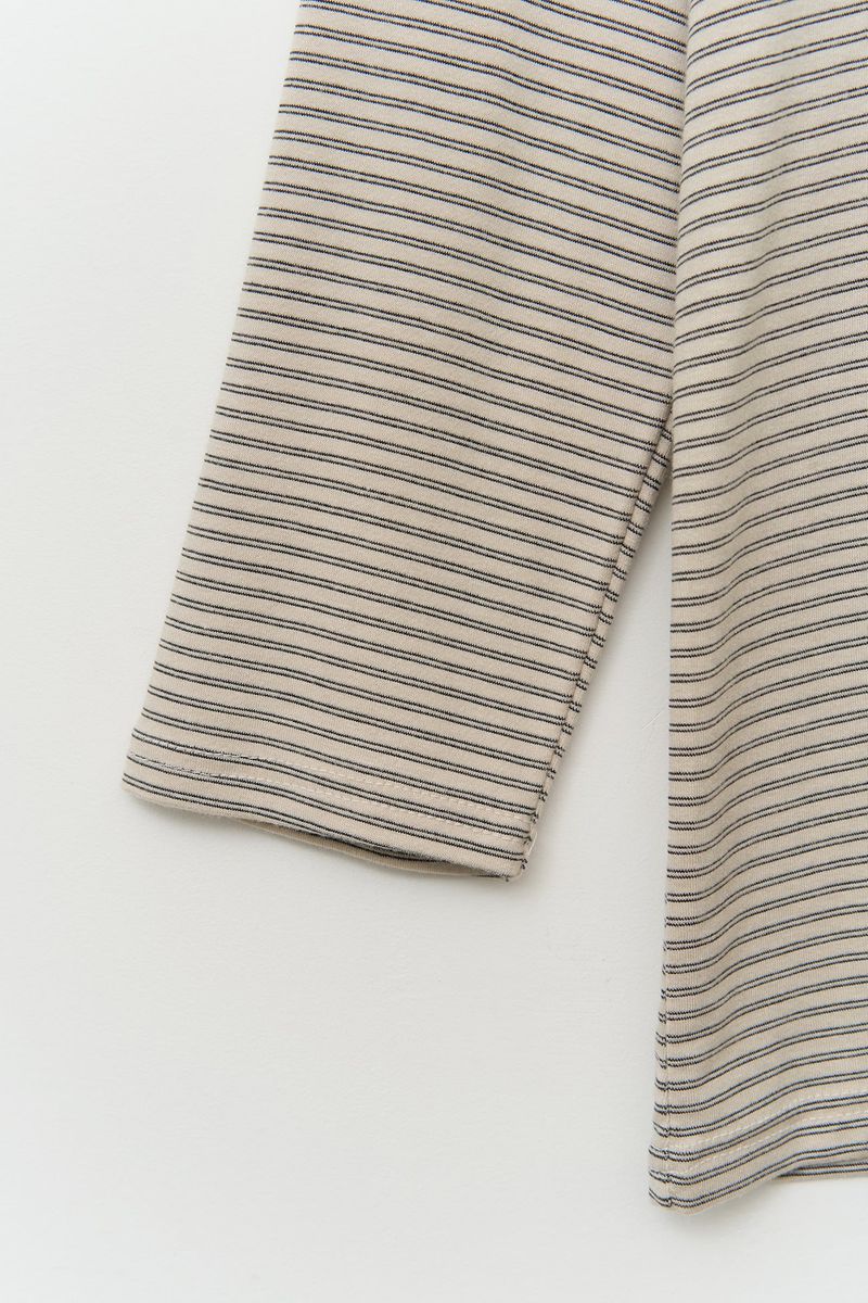 (W) Ash Striped Top
