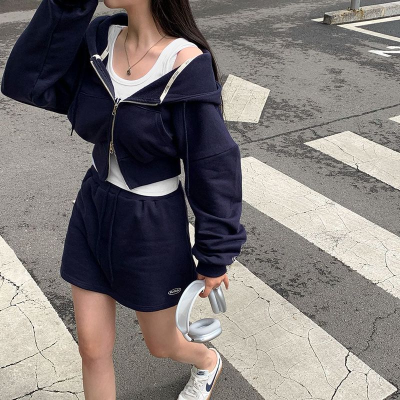 [Bellide made]Sporty two-way two-piece set