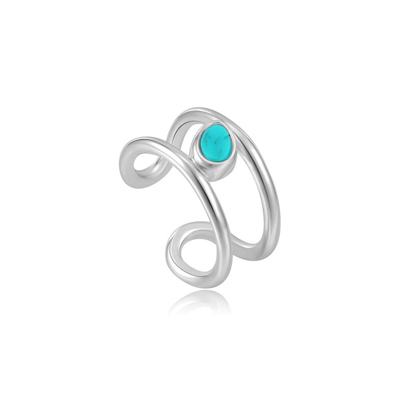 ANIA HAIE(アニア ハイエ)の「Tidal Turquoise Duet Line 925 Silver Ear Cuff E027-02H(Accessories)」