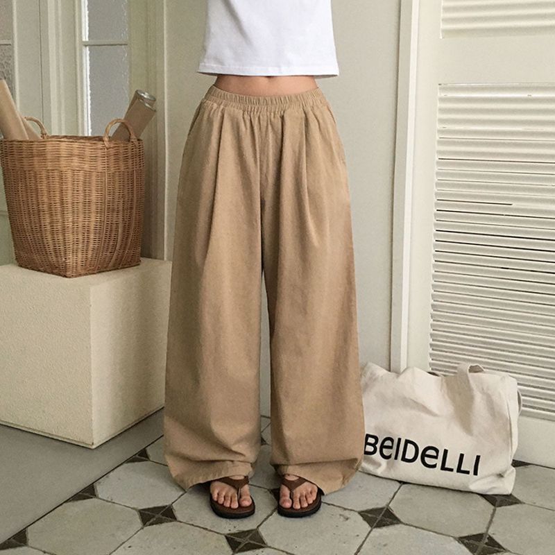 [MADE] WAVES, COTTON PINTACK PANTS
