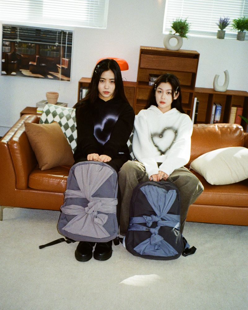Knotted Backpack (Ash Purple)