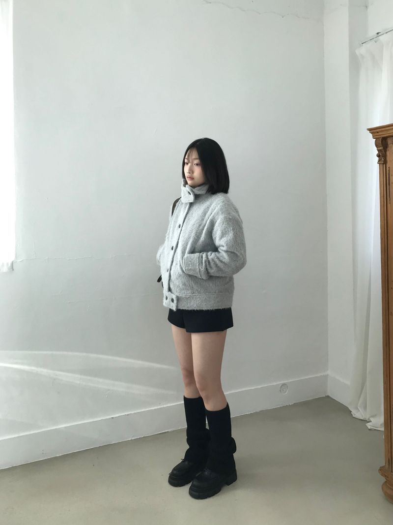 Prim high-neck jacket (2 colors)
