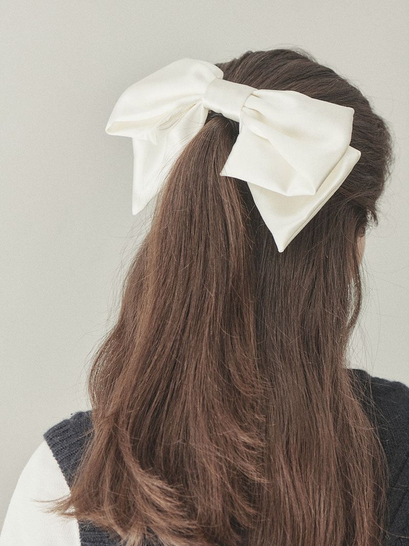 Simple Satin Ribbon Hair Pin