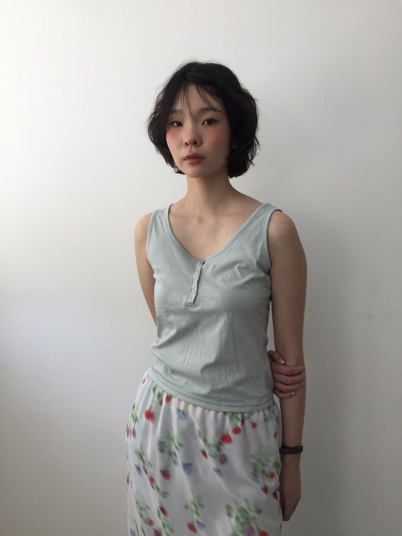 Floral Blur Skirt (3color)