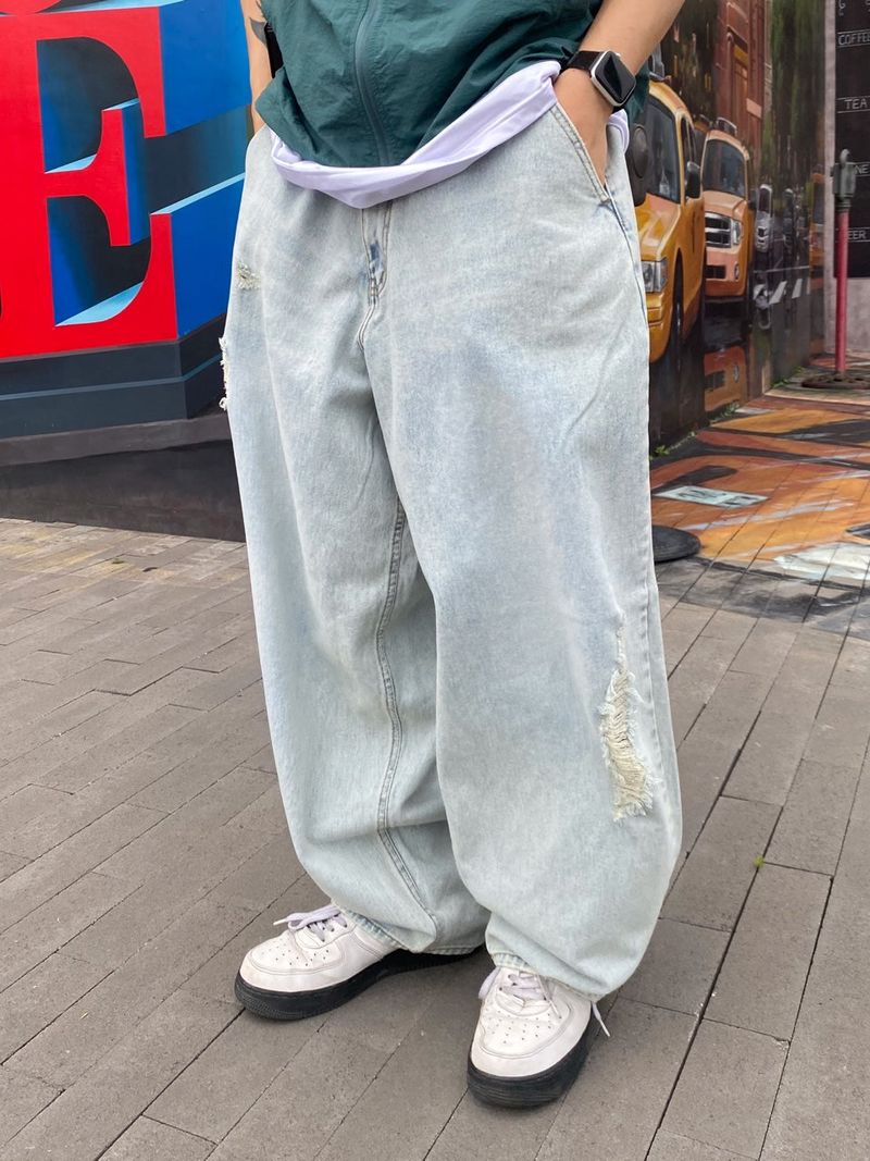 Snow This' Balloon Denim Pants 2C