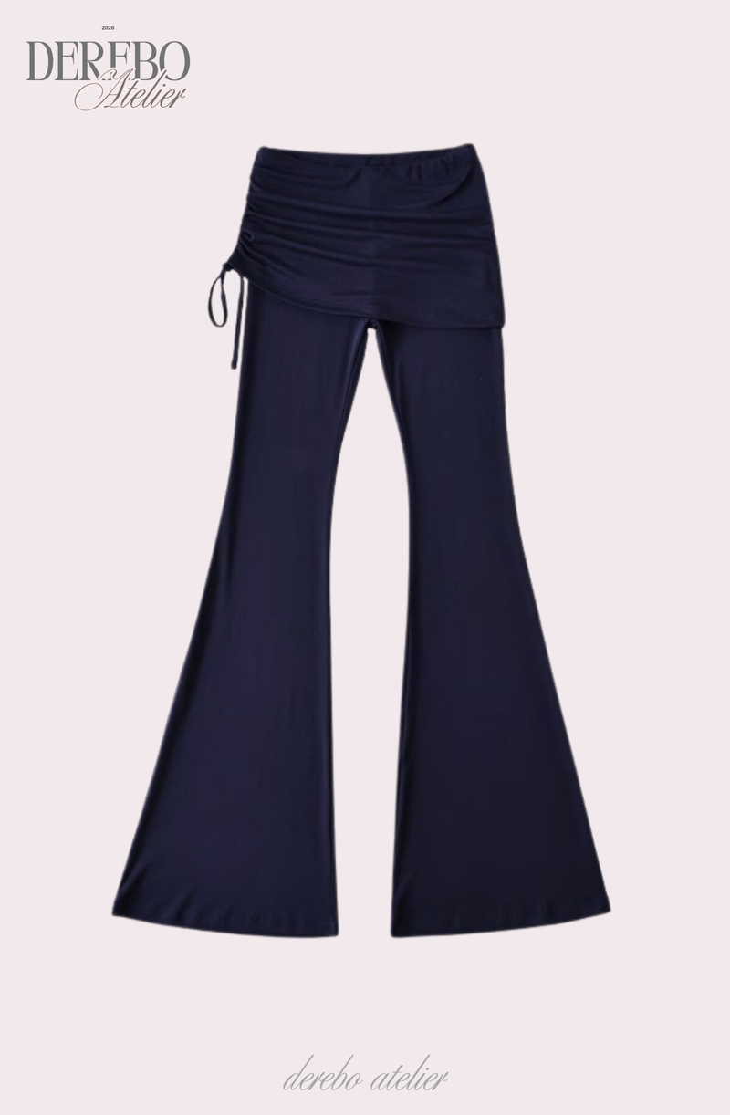 Liiv short-sleeve cap training shirring pants set (LONG PANTS)