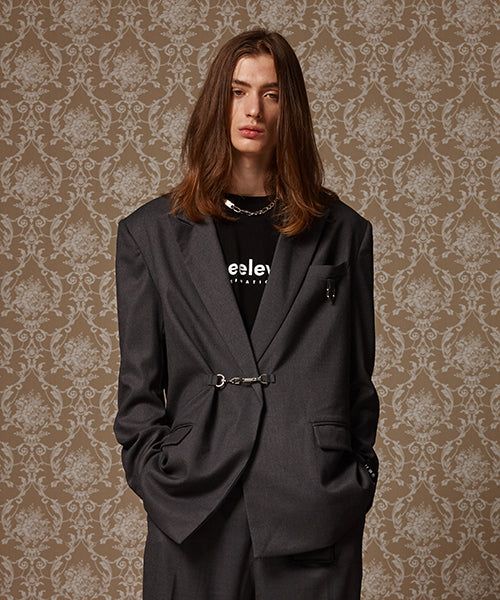 Nineeleven（ナインイレブン）の「Buckle suit jacket（Jackets/Outerwear）」