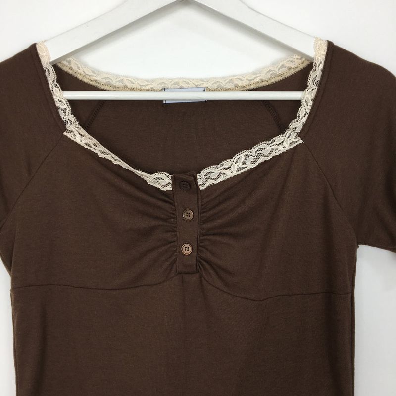 Lace shirring short sleeve(4color)