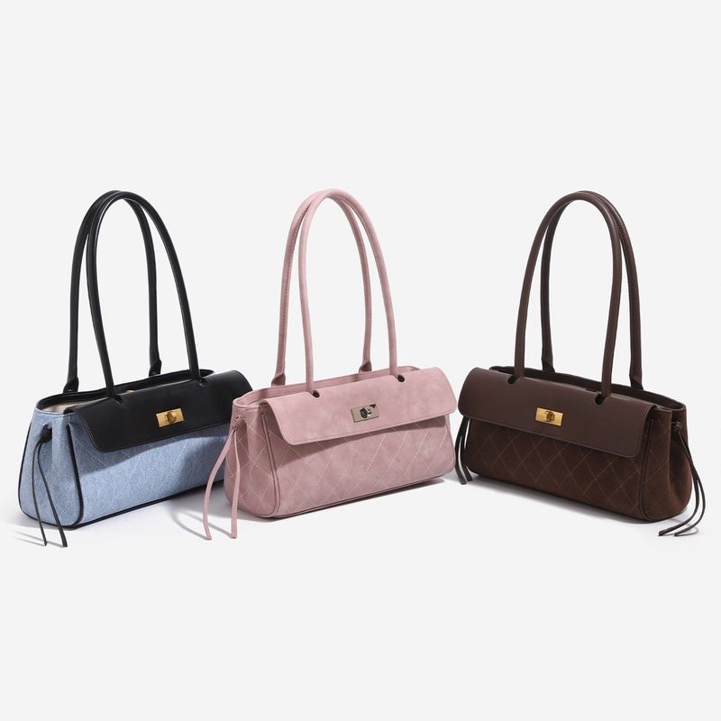 La mode MAQI（ラ モード マキ）の「ビンテージ ジャカード フラップ バゲット ショルダーバッグ（バッグ）」