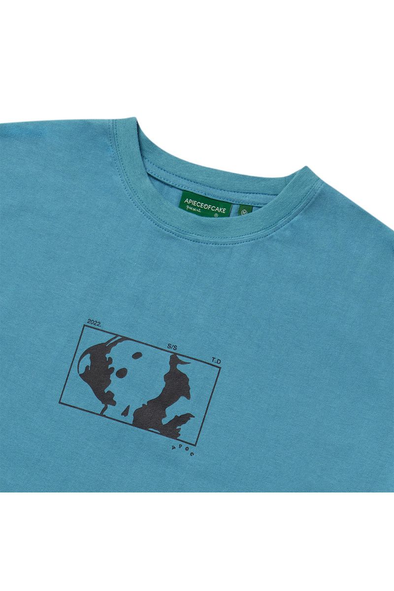 Square Graphic Tee_Blue Grey