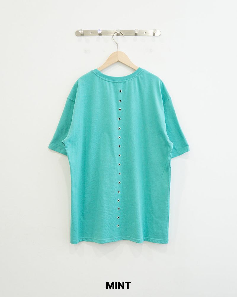 Punch Eyelet Short Sleeve T