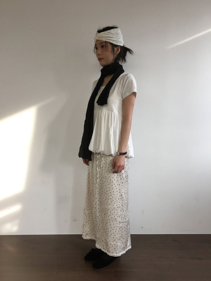 Poetry Dot Long Skirt (2color)