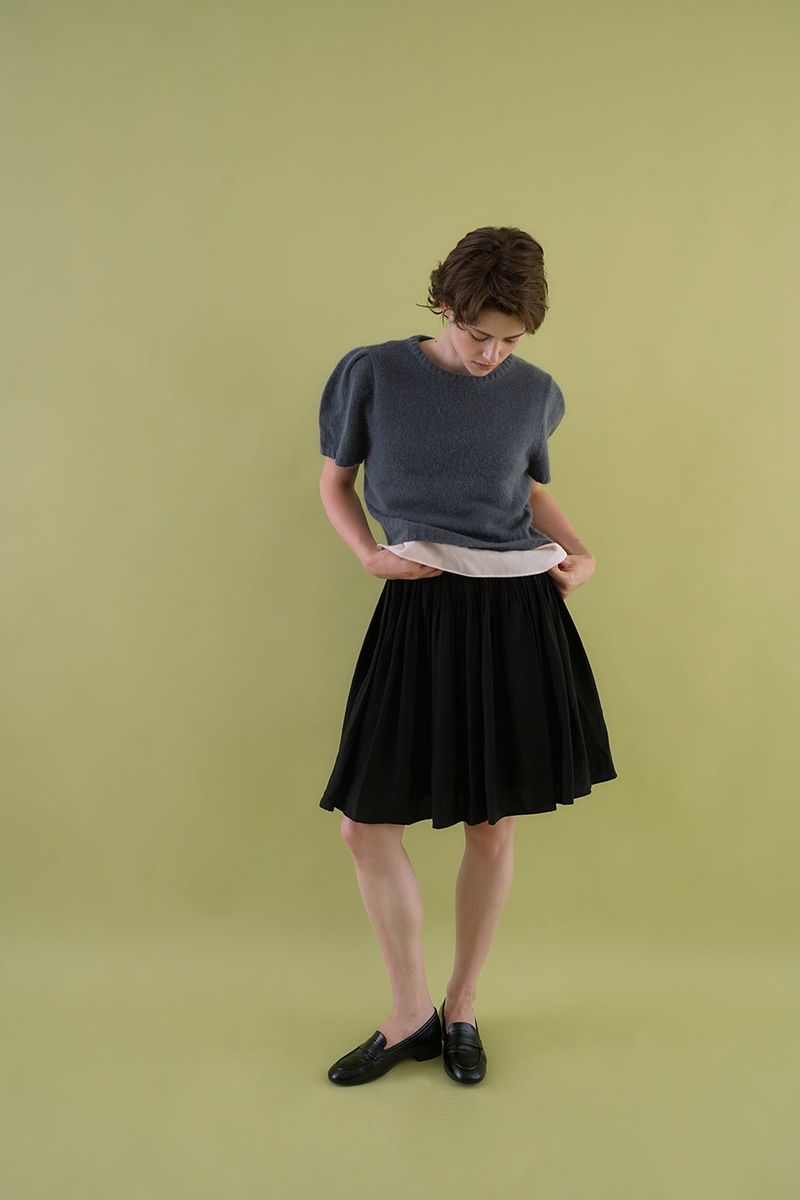 Glossy loafer_black