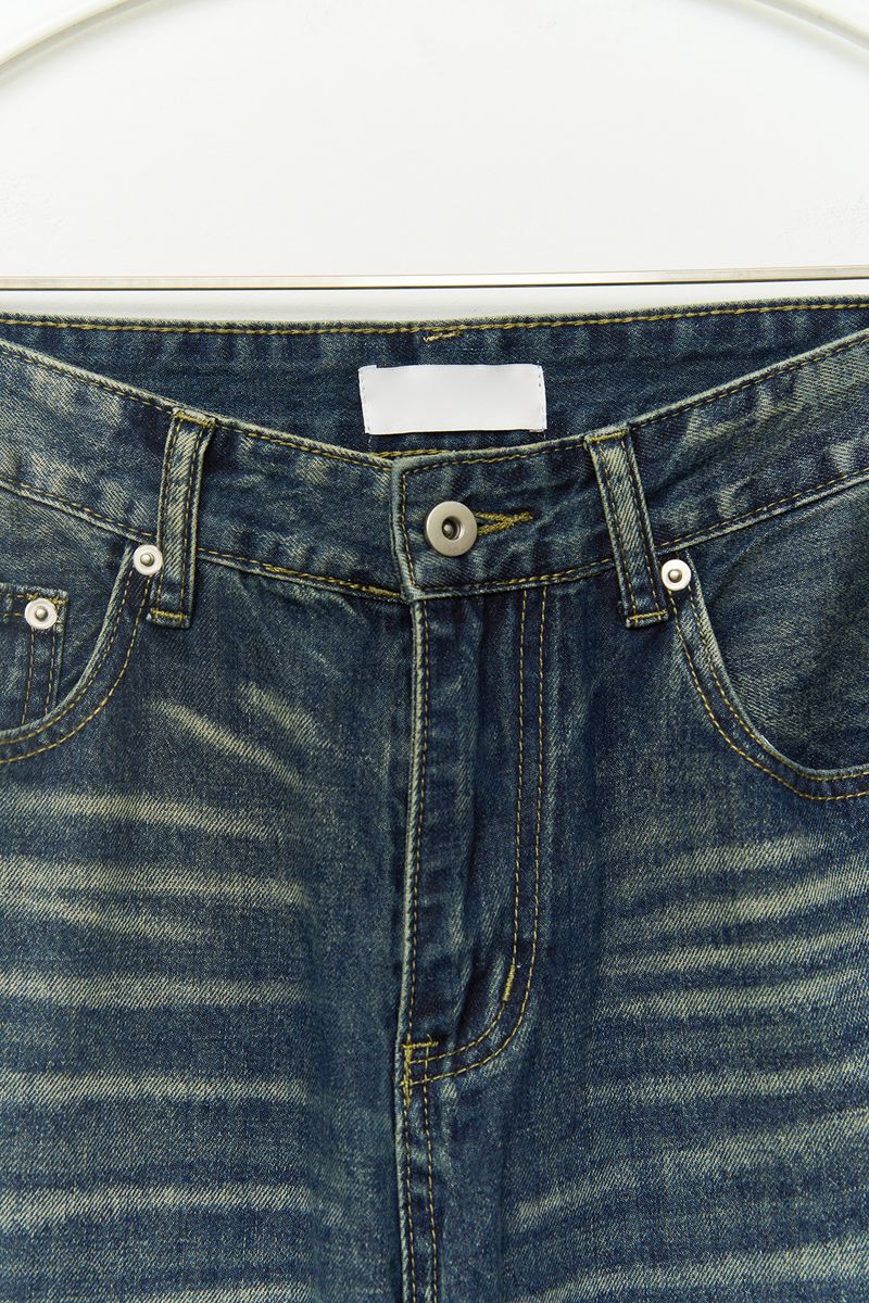 Flask Crack Denim