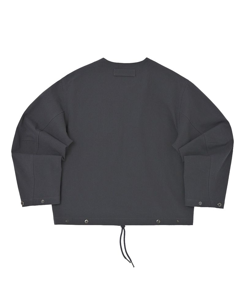 EARTH COTTON Y ZIP-UP JACKET (Charcoal)