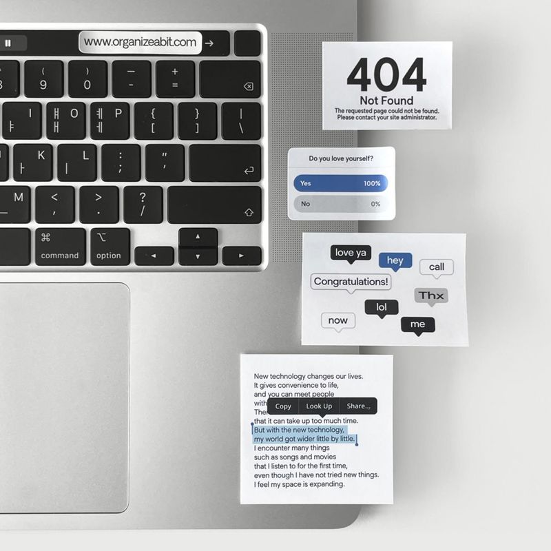 oab digital pack / scrap sticker set