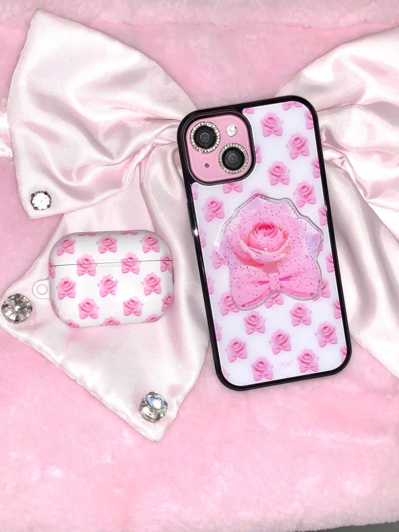 Rose ribbon phone grip - magsafe