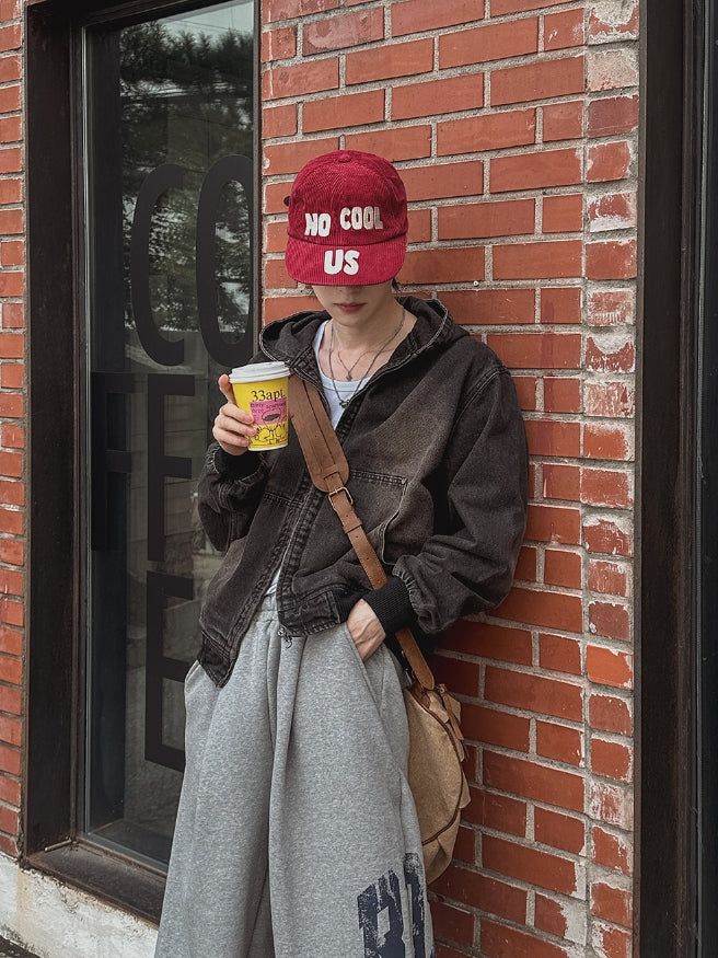 District Print Wide Sweatpants