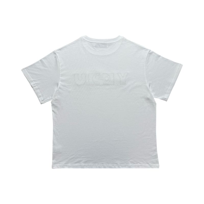 LEOPARD APPLIQUE T-SHIRT (WHITE)