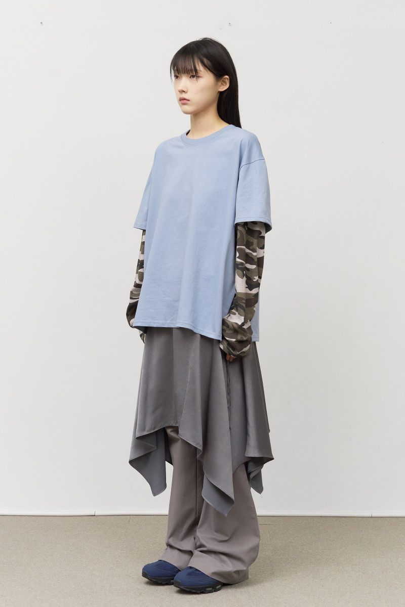 (W) Crack Satin Skirt