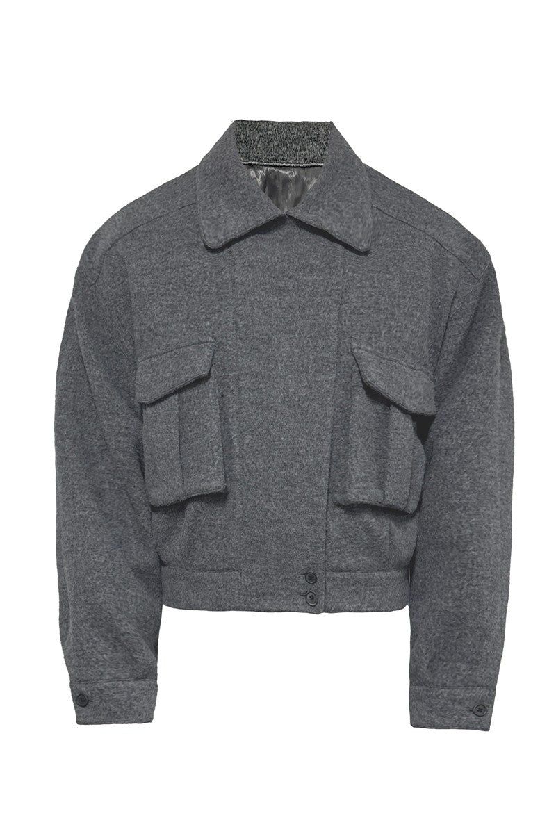 JCAESAR(ジュリウス・シーザー)の「Wool Pocket Bomber Jacket(Jackets/Outerwear)」