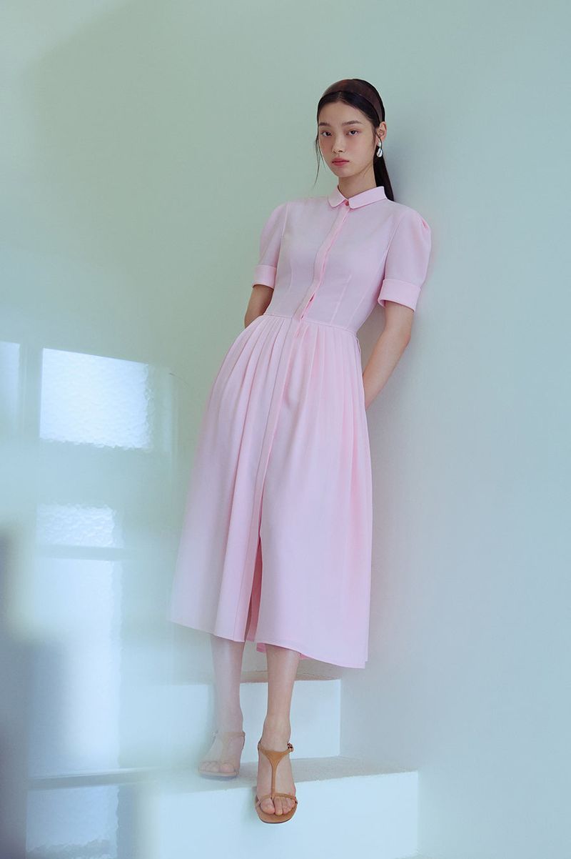 HANAVO（ハナボ）の「NO.16 DRESS - PINK（Dresses）」