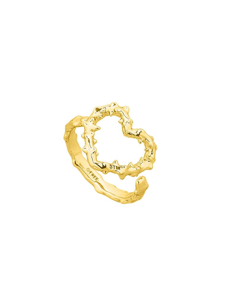 SENTIMENTS（サンティマン）の「NO.611 [GOLD] SPIKY HEART RING（Accessories）」