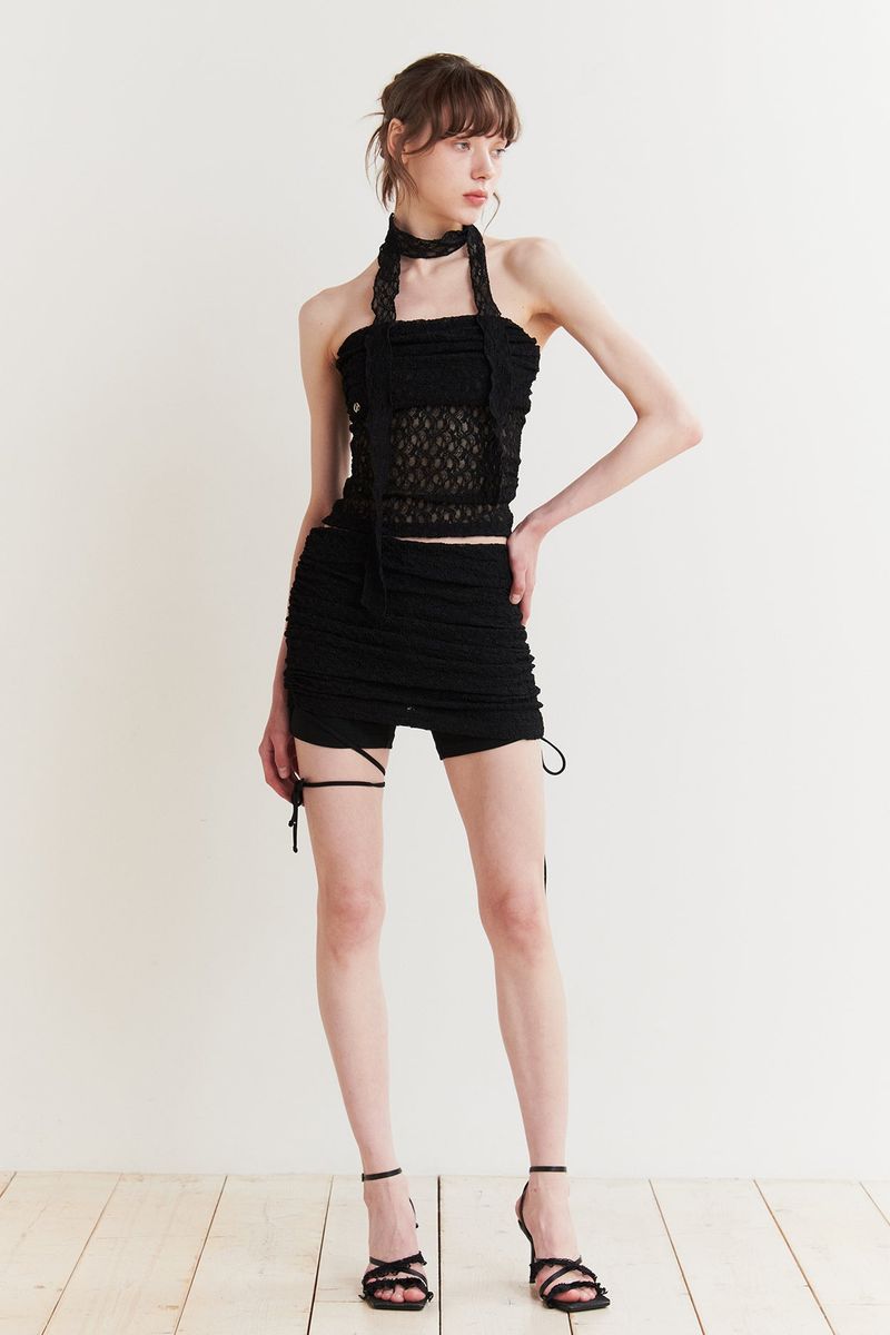 BELLA SKIRT PANTS black