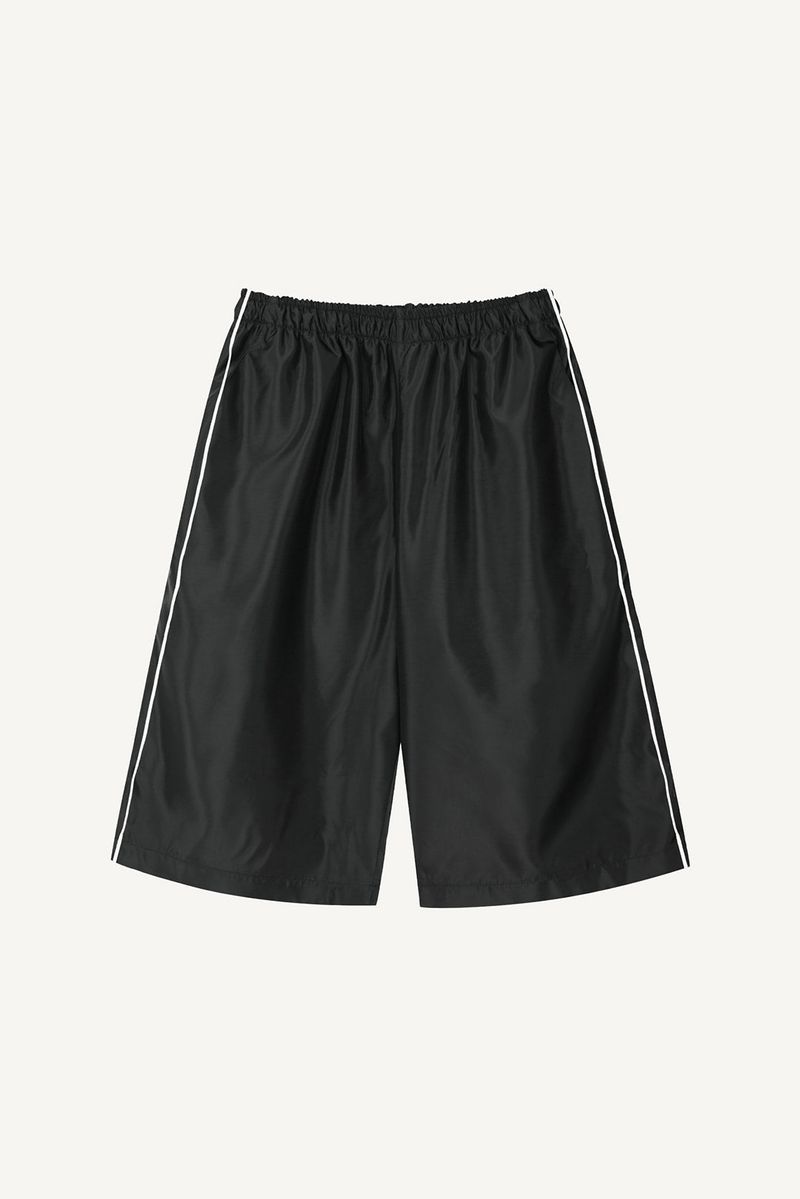 Nylon Track Bermuda Pants