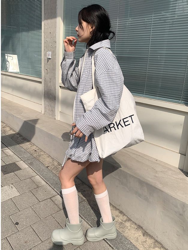 LIGHT CHECK BLOUSON (2C)
