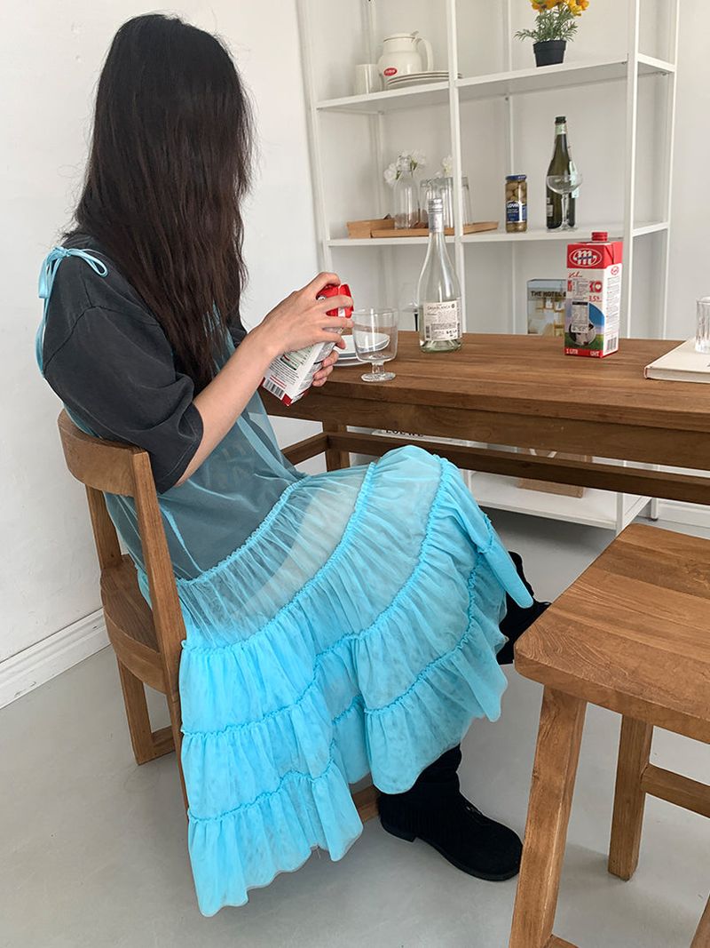 CANCAN LAYERED SKIRT DRESS (3C)
