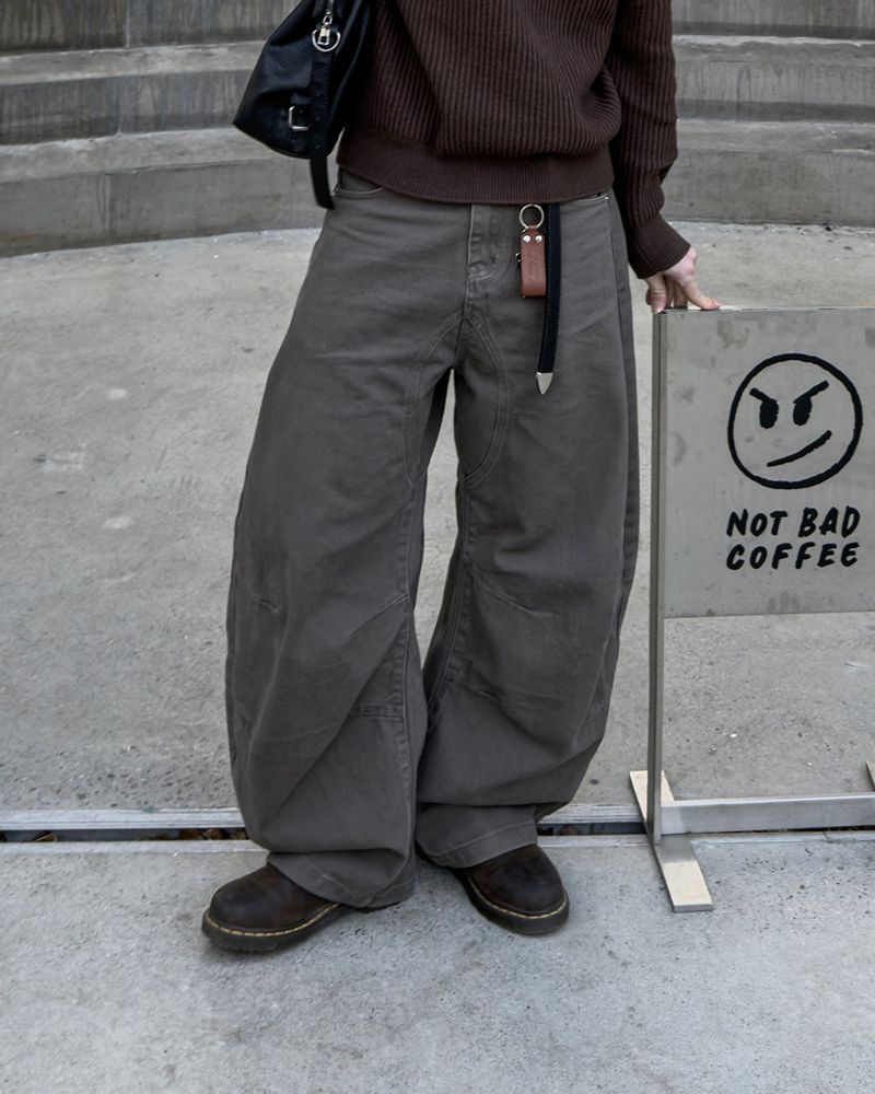 OVRUNE Panel Curved Cotton Pants