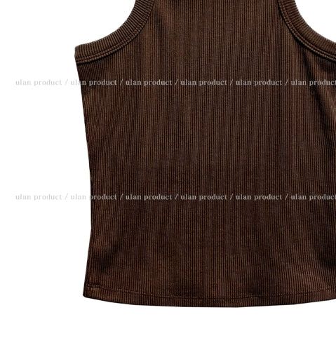 [U-BASIC] Four Seasons Basic Mango Ribbed N/S