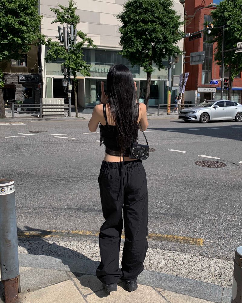Rose mesh sleevless