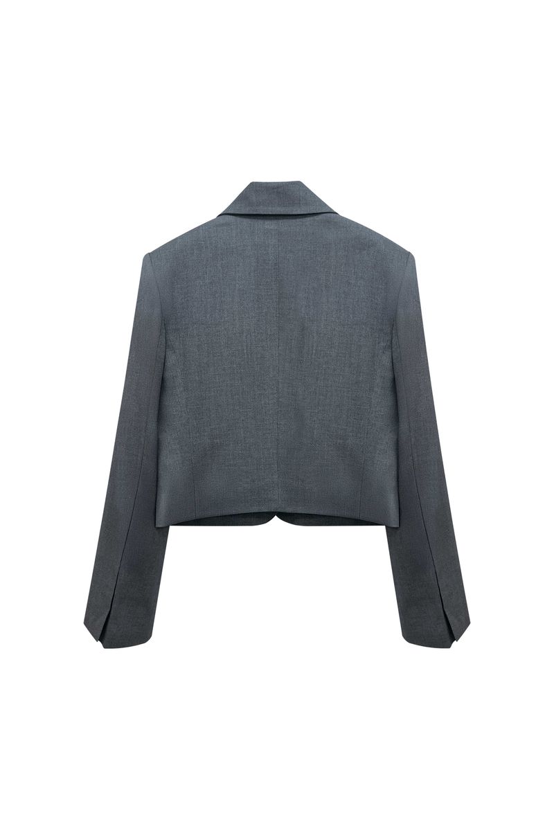 ASTRAL CROP JACKET / CHARCOAL
