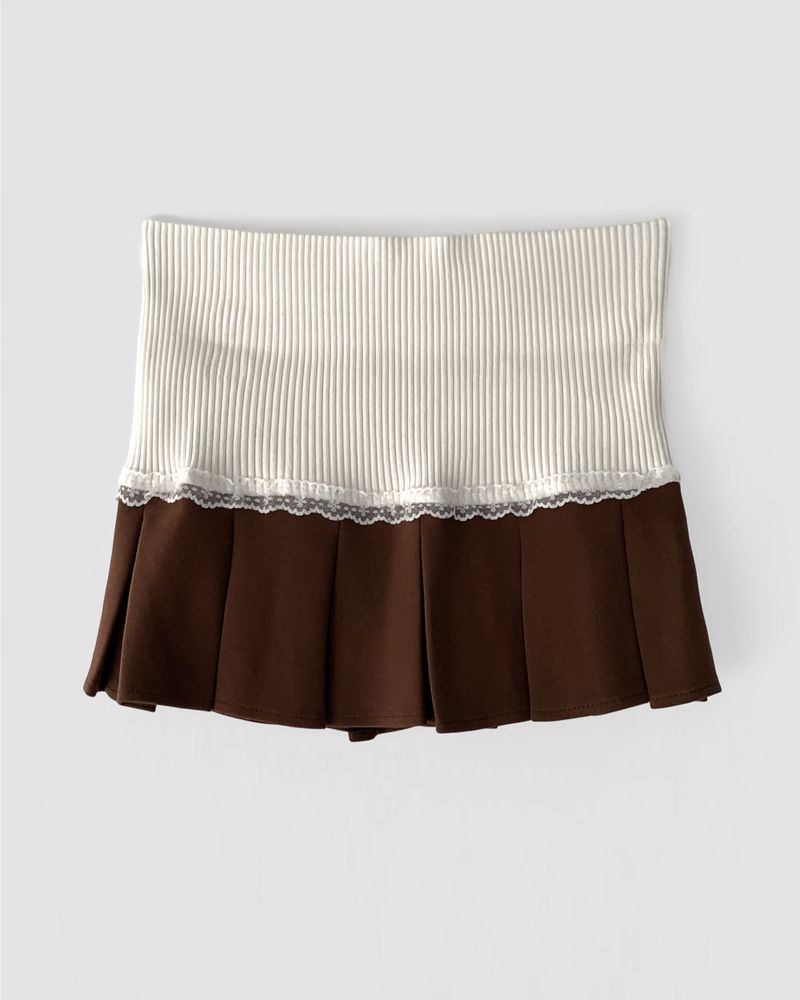 cream on low pleats SK