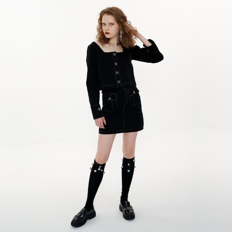 Minimal Set-up Shirt [Black]