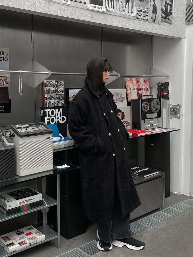 3 TAP Emma Wool Tweed Coat (2color)