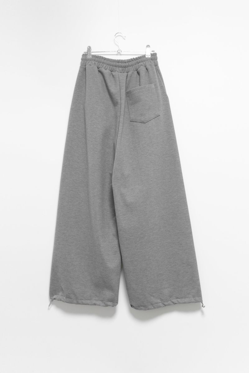 fluff curved sweatpants(2colors)