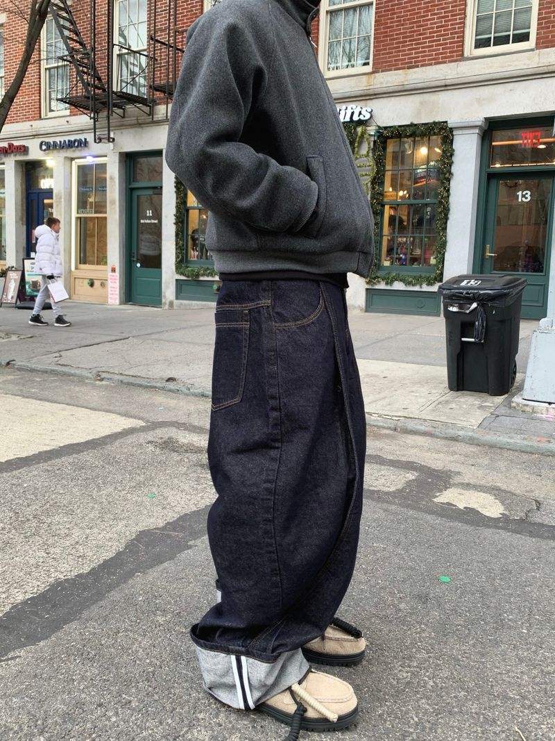 Mine Balloon Selfie Denim Pants
