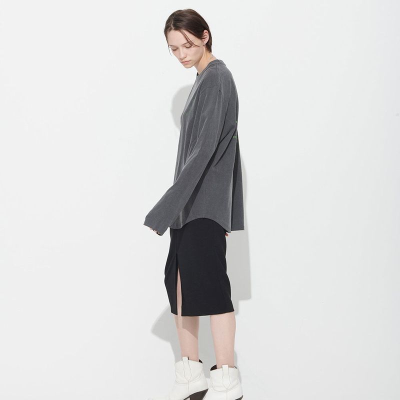  [UNISEX] JACKSON PRINTED TEE, PIGMENT GREY