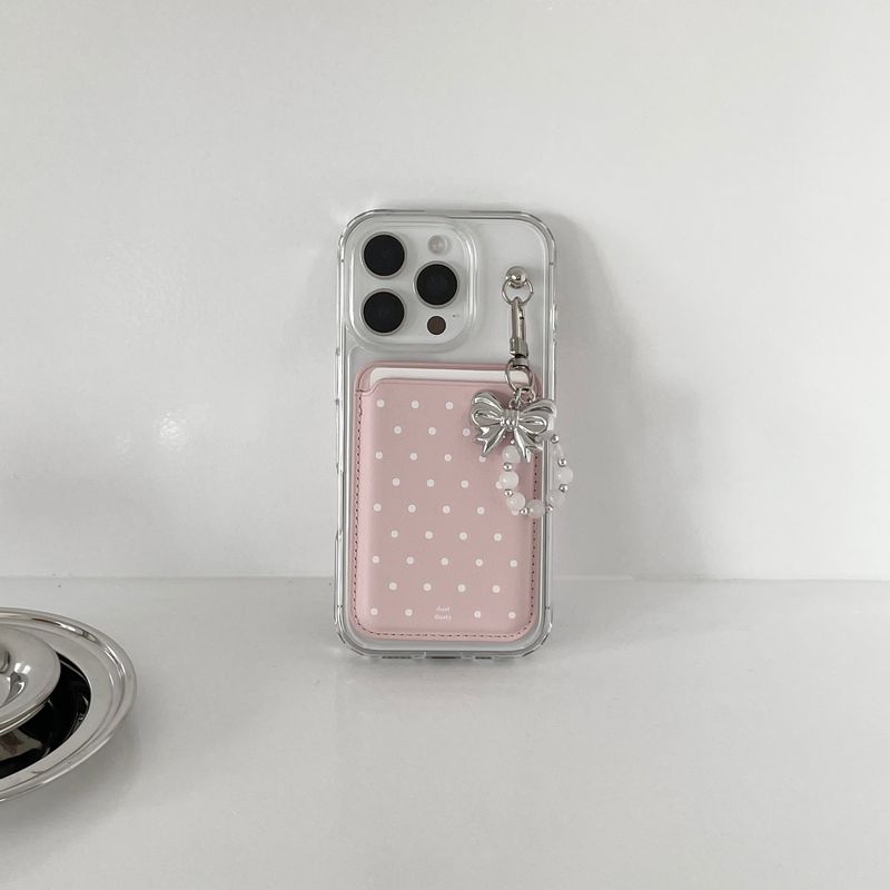 Pink Dot MagSafe card wallet+MagSafe case