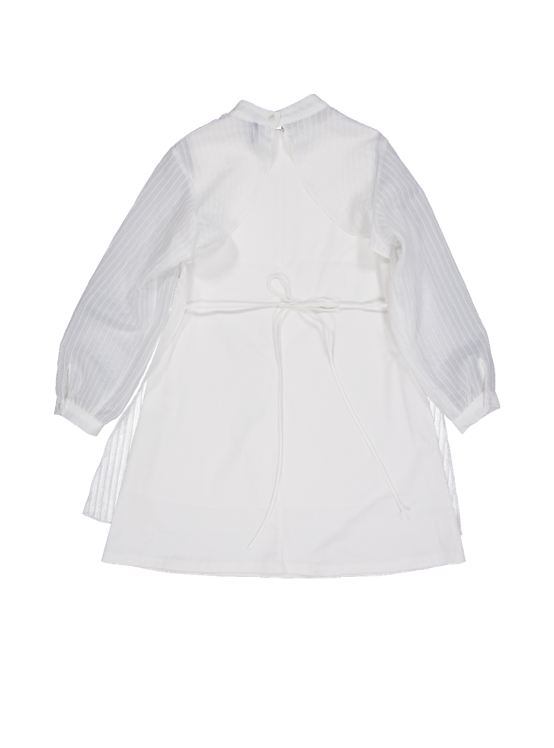 Pinny layered dress (white)