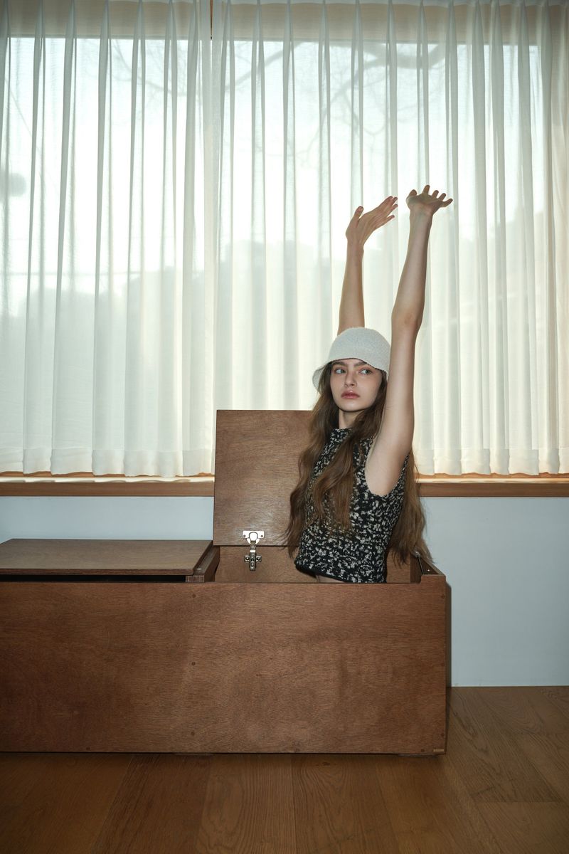 PONY bucket hat_ivory