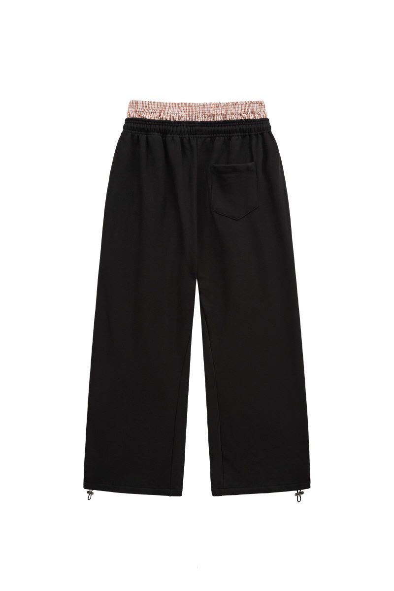 rd check pants (black)