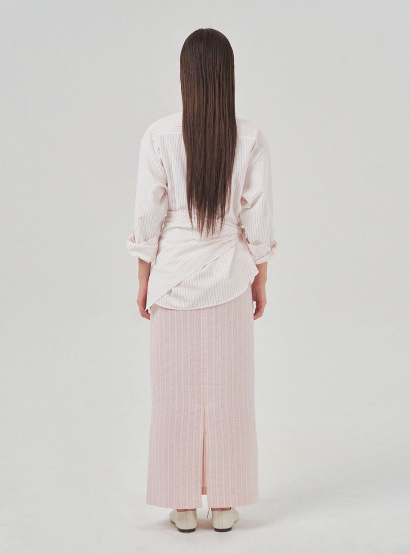 Stripe shirt (ivory)