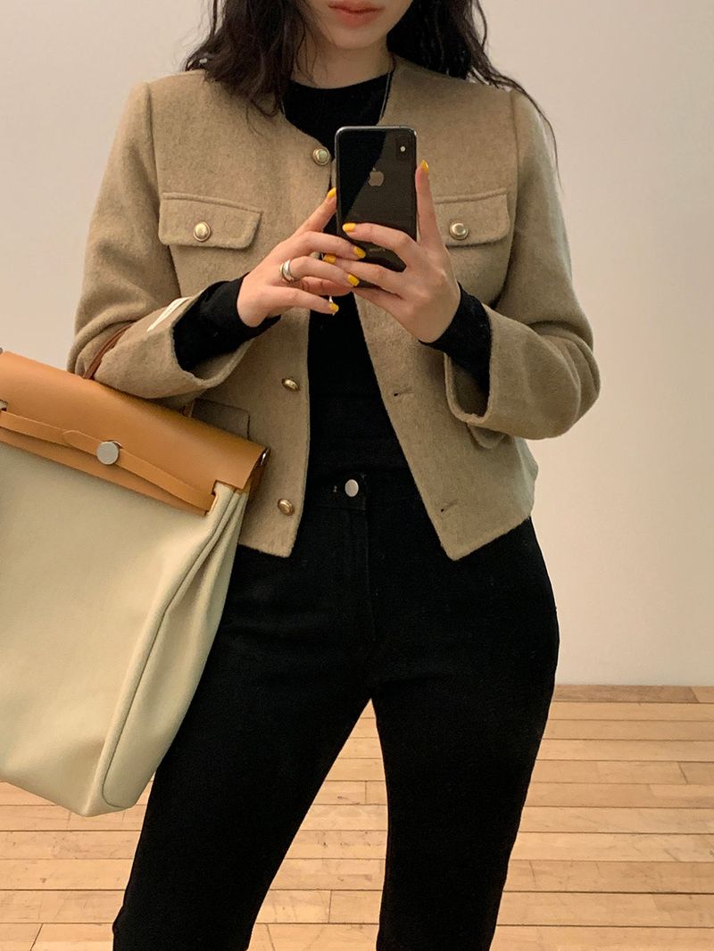[MADE] Benne wool handmade tweed jacket
